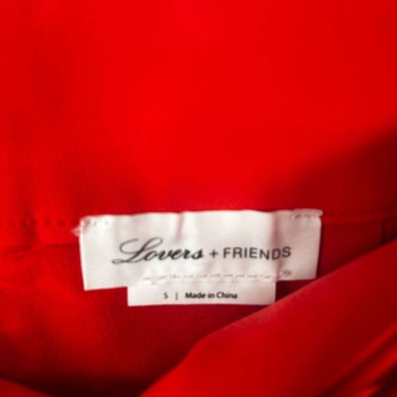 Lovers + Friends Sz S Mini Skirt Belted Dark Coral - Picture 6 of 8